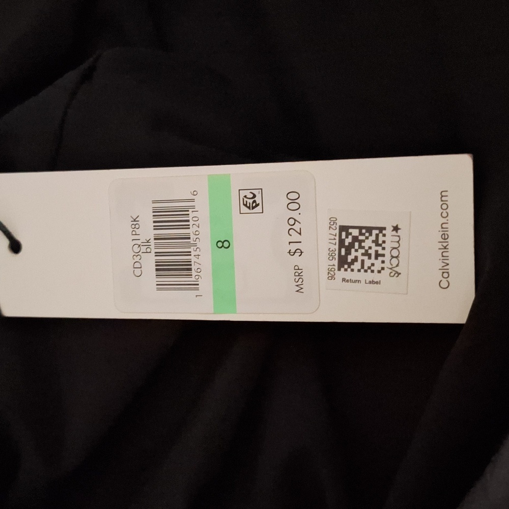CALVIN KLEINWomen's Belted Tulip-Sleeve Fit & Flare Dress